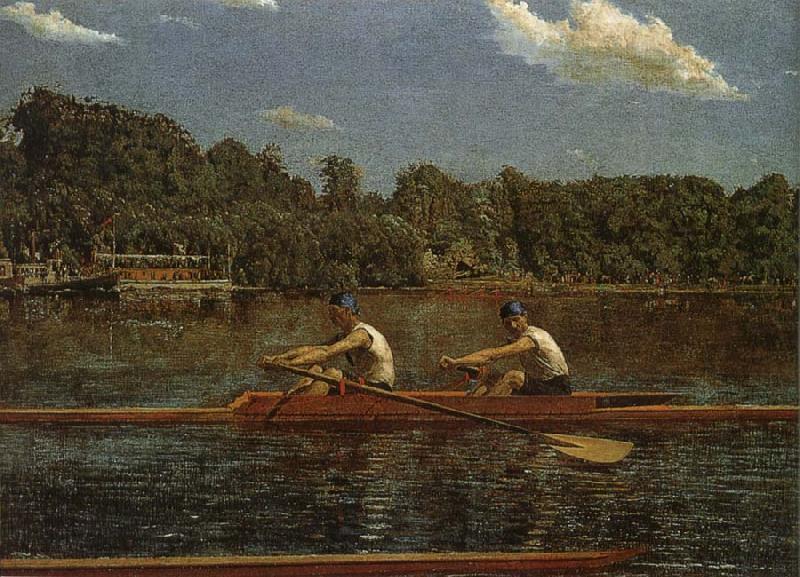 Thomas Eakins Biglin Brother-s Match France oil painting art